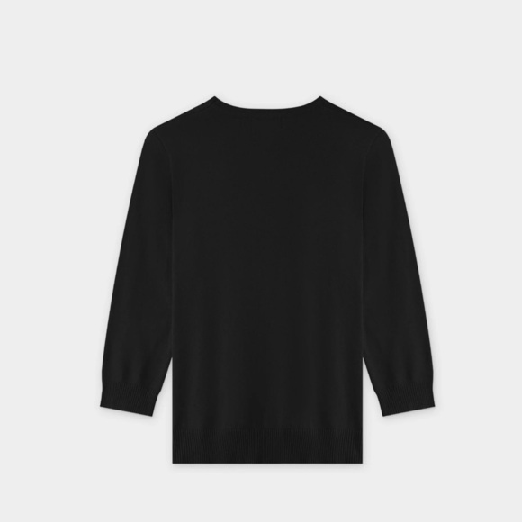 Fame on Central Meli Basic Crew Sweater in black size M - Picture 2 of 13